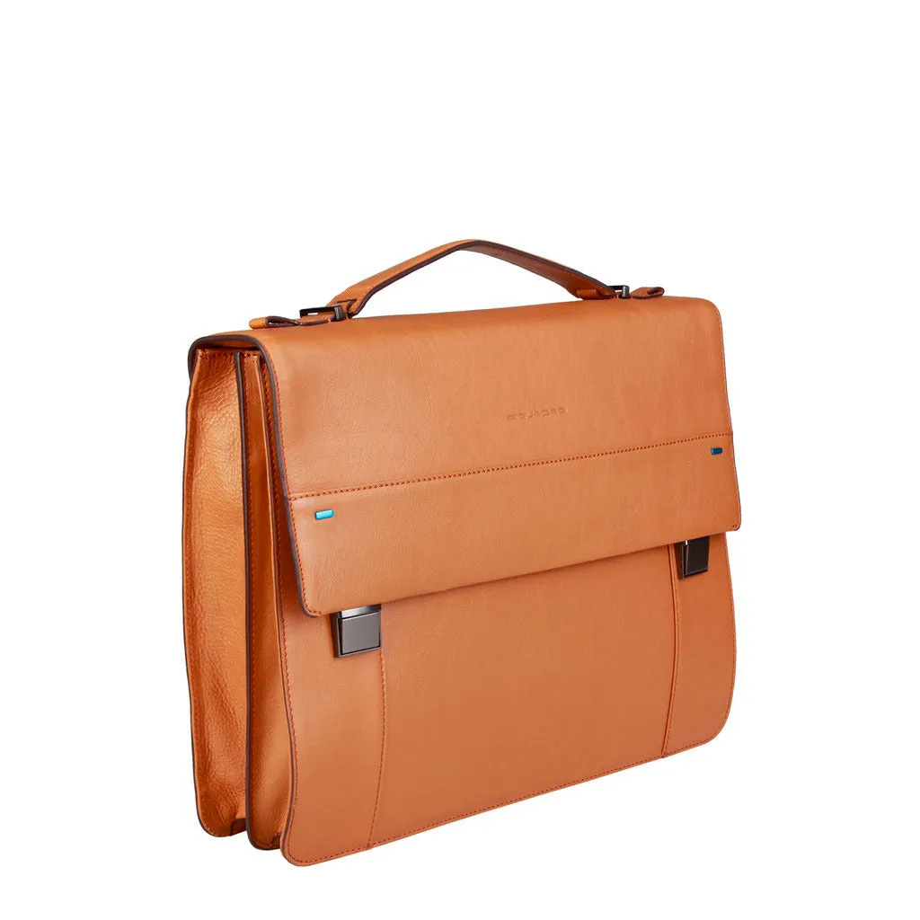 Piquadro Leather Briefcase-CA3466S78CU