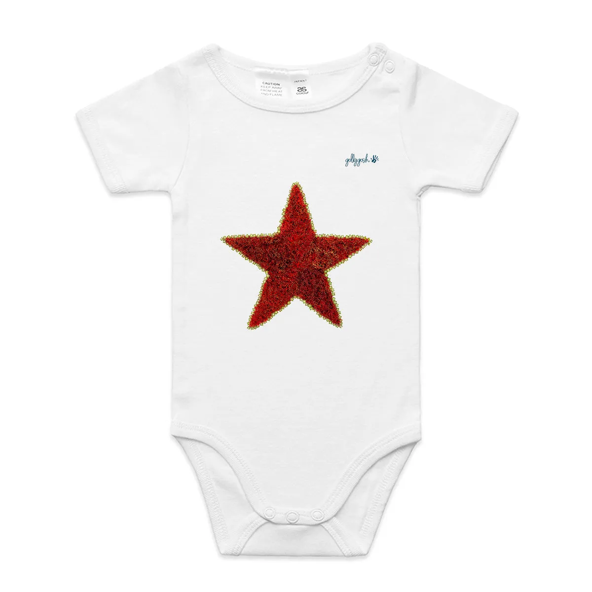 Pohutukawa Star - Infant Baby Grow