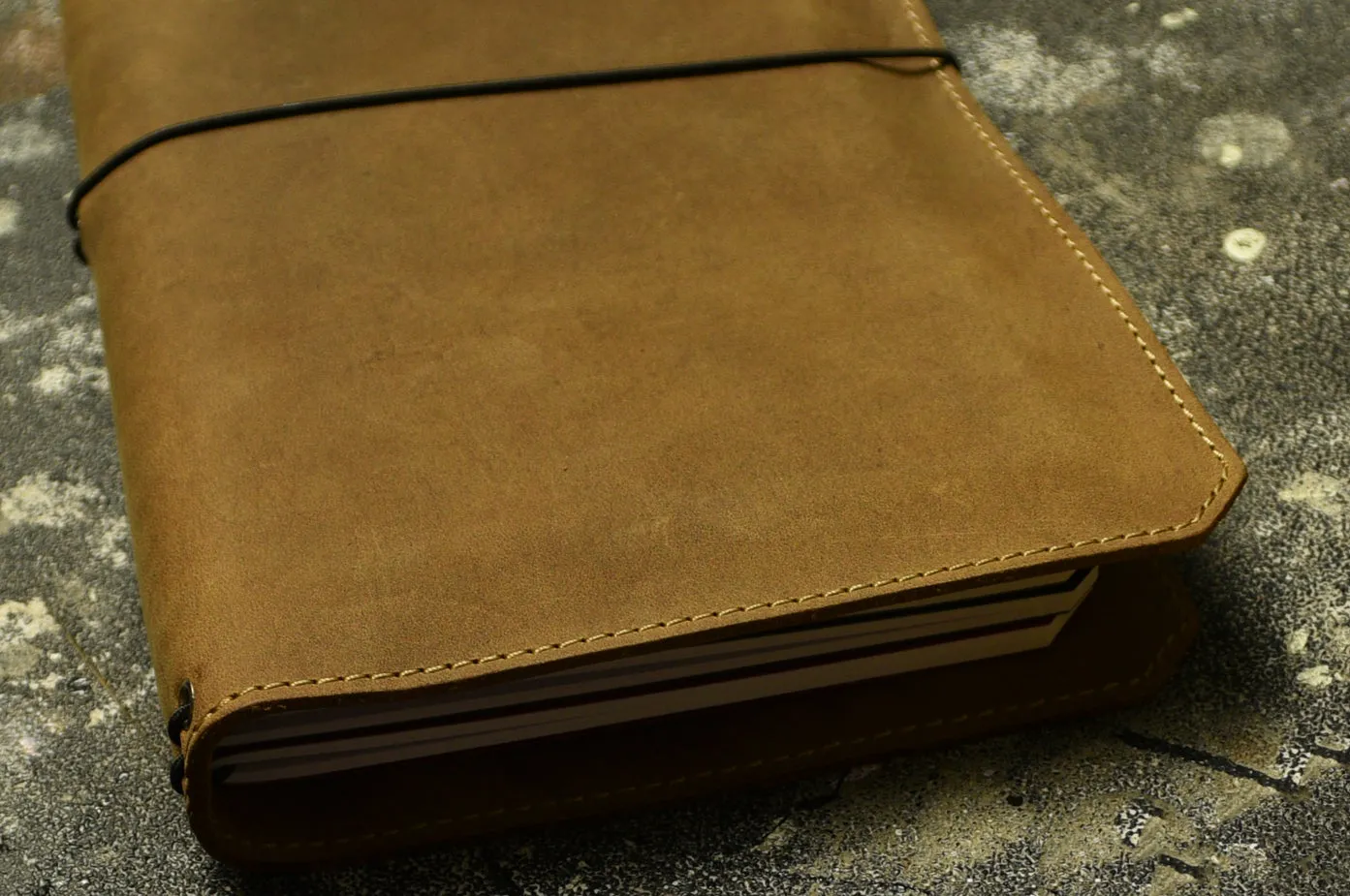 "VN" - Vagabond Boot Brown Leather Notebook Covers