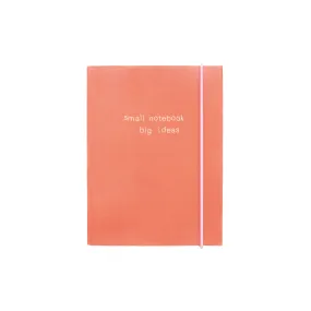 'Small Notebook Big Ideas' Notebook | Orange | Small