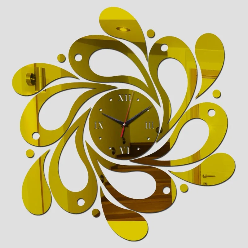 Special Offer 3d DIY Wall Clock  Home Decoration Mirror Acrylic Stickers Furniture