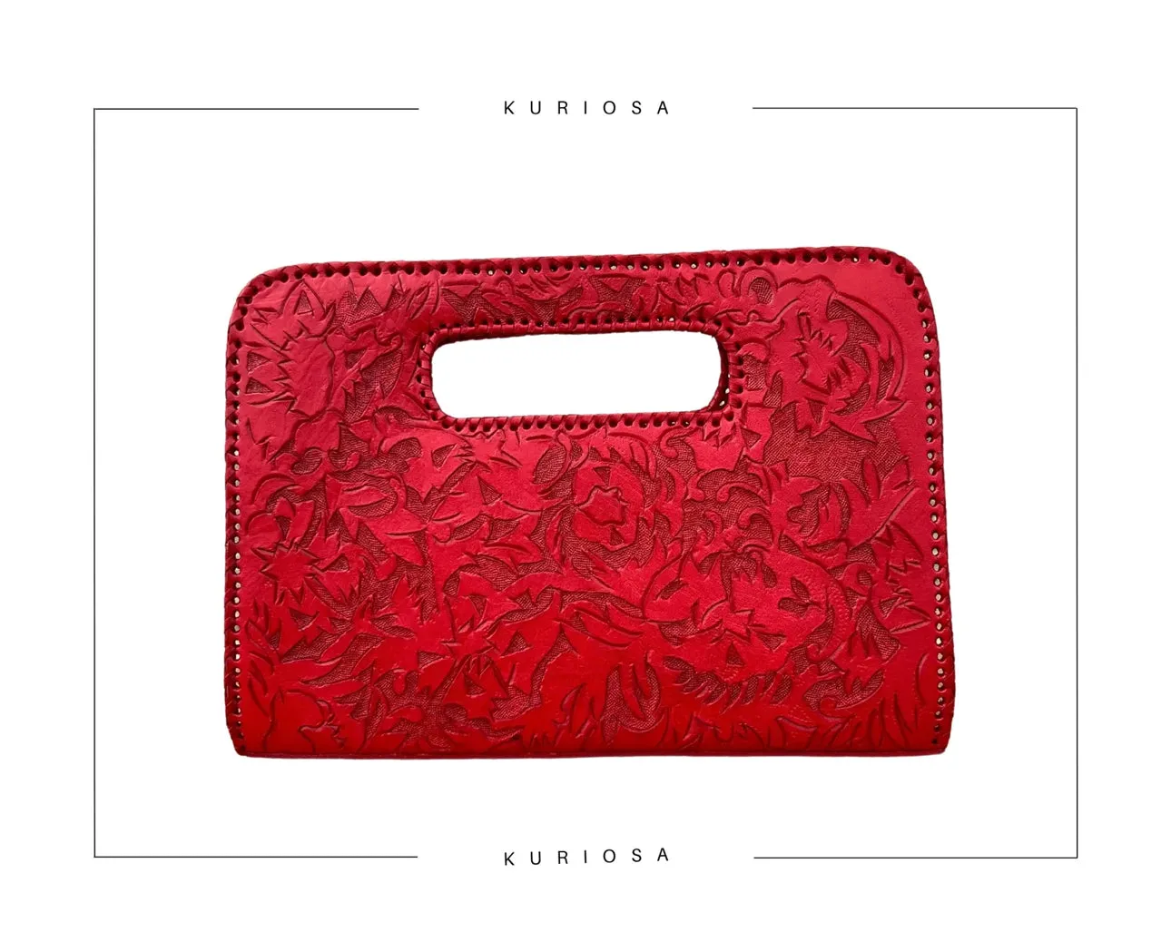 The Claire Handbag in Red