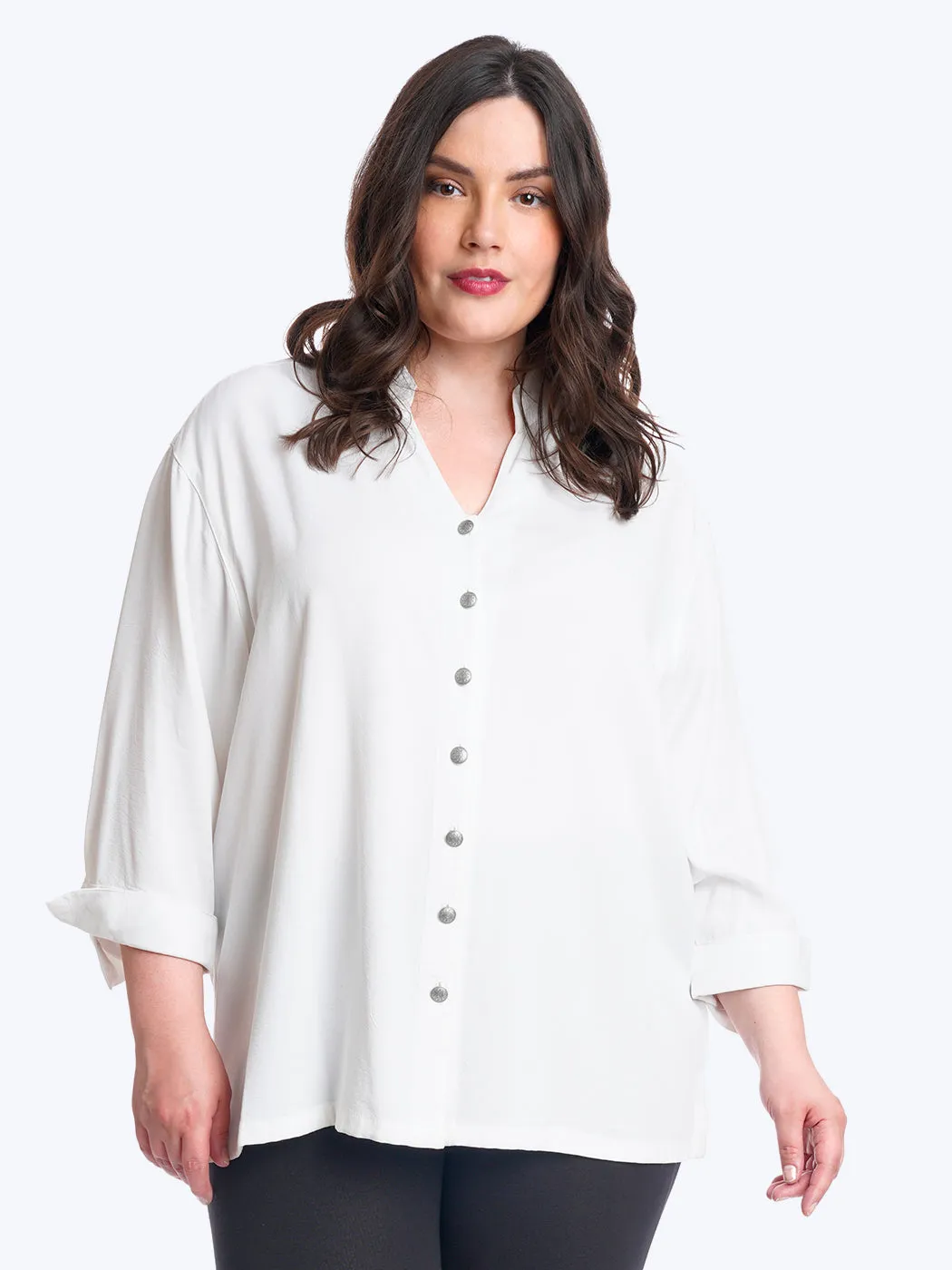 Tianello Plus Sized TENCEL™ "Taipei" Blouse