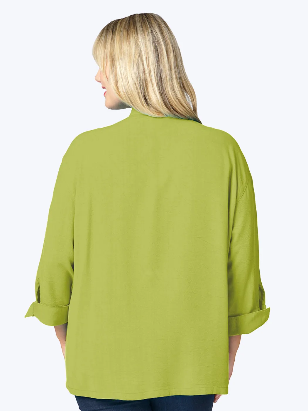 Tianello Plus Sized TENCEL™ "Taipei" Blouse