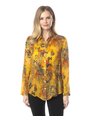 Tianello "Cupro"  "Akai" print "Anthia"  Blouse