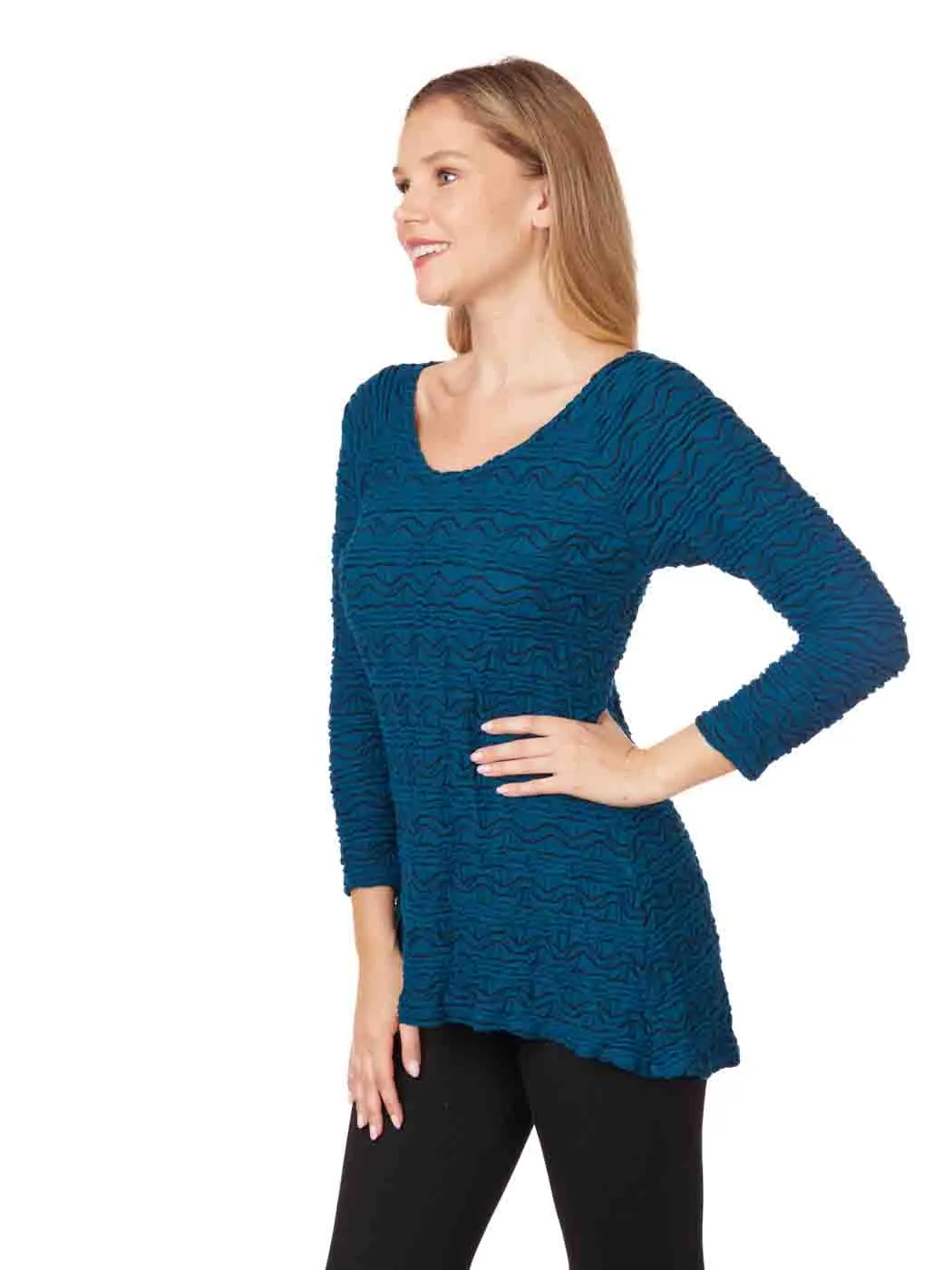 Tianello "ViVa" Knit Jersey Jaquard "Livia" Tunic