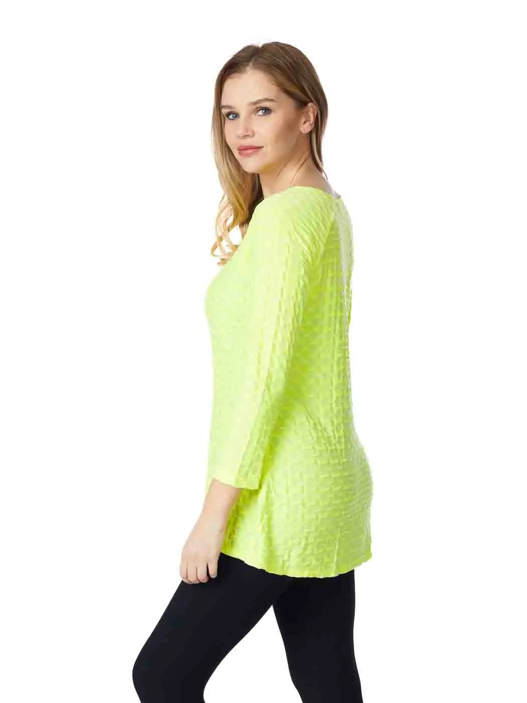 Tianello "Yazdi" Knit Jersey Jacquard Livia Tunic