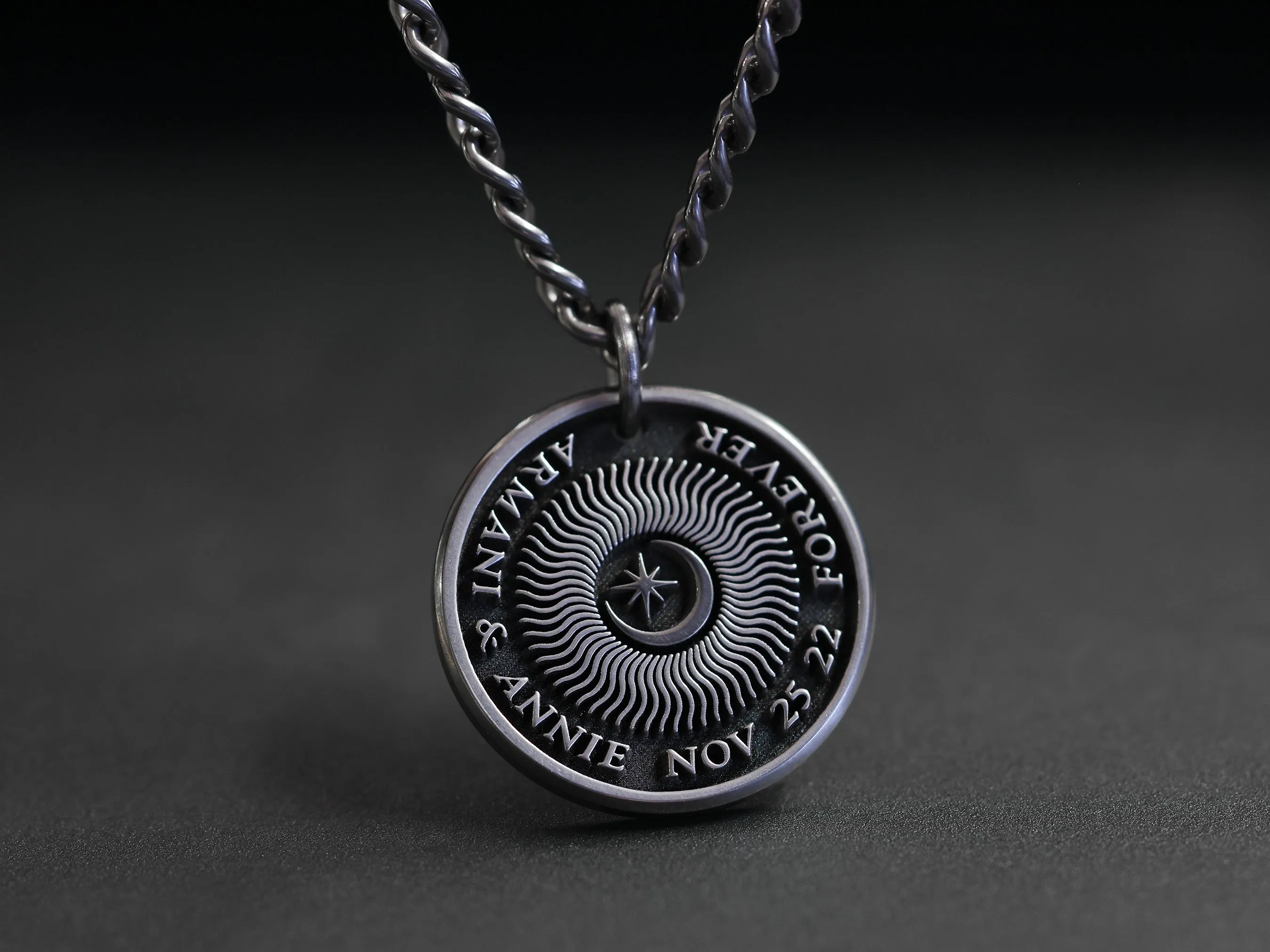 TITANIUM Custom Soulmate Necklace