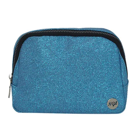 Turquoise Glitter NGIL Belt Bag