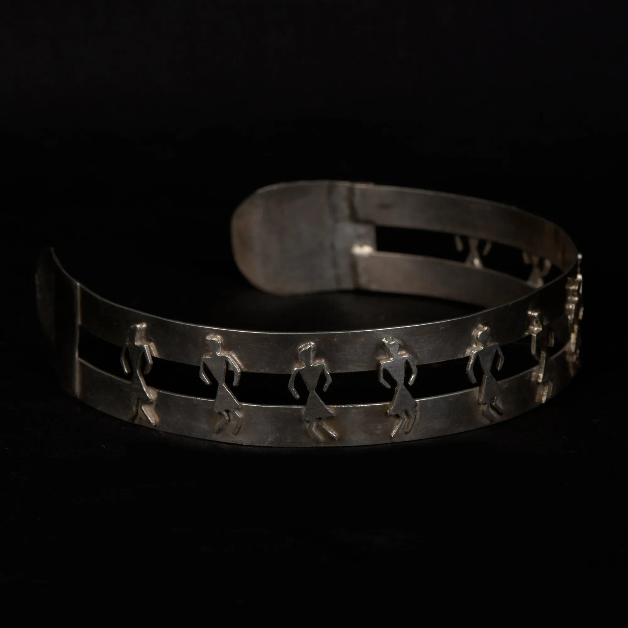 Warli Art Sterling Silver Choker